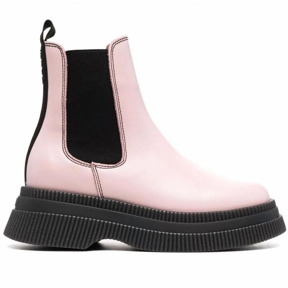 GANNI Shoes - NEW GANNI women creepers creepers textile lace up boot in pale lilac